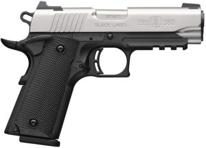 Browning 1911-380 380 ACP Stainless 3.6" Rail 8+1 Pistol