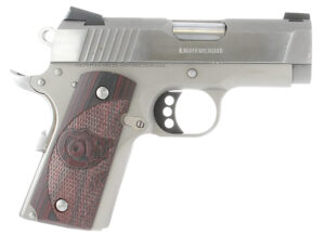Colt Defender 45 ACP Stainless/Wood 3" 7+1 Pistol
