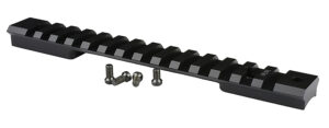 Warne 76T3M Mountain Tech Tactical Rail Black Anodized Aluminum Tikka T3/T3X Rifle Short Action, 0 MOA