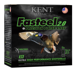 Kent Cartridge K1235FS40BB Fasteel 2.0 12 Gauge 3.50" 1 3/8 oz BB Shot 25 Per Box/ 10 Case