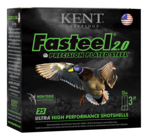 Kent Cartridge K123FS364 Fasteel 2.0 12 Gauge 3" 1 1/4 oz 4 Shot 25 Per Box/ 10 Case