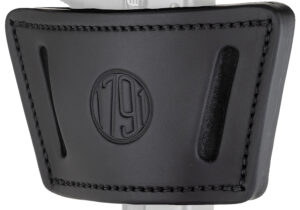 1791 Gunleather UIWXSBLA UIW Max  IWB/OWB Black Leather Belt Clip Fits Most Mid-Large Frame Autos with Rail, Laser & Light Ambidextrous