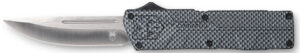 CobraTec Knives CFCTLWDNS Lightweight 3.25" OTF Drop Point Plain D2 Steel Blade/Carbon Fiber Aluminum Handle Includes Pocket Clip