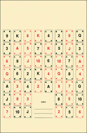 Action Target CARD2100 Entertainment 52 Playing Cards Paper 22.50" x 24" Multi-Color 100 Per Box
