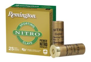 Remington Ammunition 28850 Premier Nitro Sporting Clay 12 Gauge 2.75" 1 oz 7.5 Shot 25 Per Box/ 10 Cs