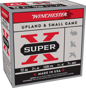 Winchester Ammo XU12SP7 Super X Heavy Game Load 12Gauge 2.75" 1 1/4oz 7.5Shot 25 Per Box/10 Case