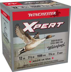 Winchester Ammo WEX12L2 Super X Xpert High Velocity 12Gauge 3.50" 1 3/8oz 2Shot 25 Per Box/10 Case