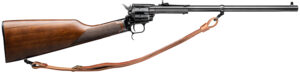 Heritage Mfg BR226B16HS-LS Rough Rider Rancher Full Size 22 LR 6rd 16.12" Black Alloy Steel Barrel, Black Oxide Aluminum Receiver, Walnut Fixed Stock, Right Hand