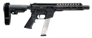Freedom Ordnance FX-9P8S FX-9  9mm Luger 8" 31+1 Black Anodized Black Polymer SBA3 Pistol Brace