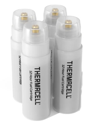 Thermacell C4 Repellent Refill White Effective 15 ft Odorless Scent Fuel Cartridge Repels Mosquito Effective Up to 48 hrs 4 Per Pkg