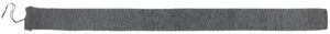 Allen 13105 Oversized Gun Sock  Black/Heather Gray, Silicone Treatment & Drawstring Closure Fits Guns w/Large Scopes up to 52"