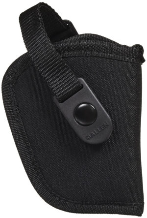 Allen 44809 Cortez  OWB, Size 09 Black Polyester, Fits Small Frame 5rd Revolver w/Hammer Spur, Belt Loop Mount Right Hand