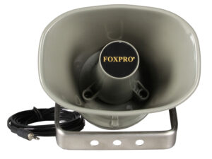 Foxpro SP60 External Speaker 8ft Speaker Cable, Mounting Bracket, 3.5mm Plug