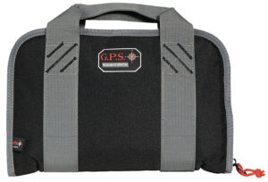 GPS Bags 1107PCCB Double Compact Black Holds 1-2 Handguns