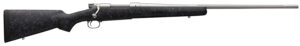 Winchester Guns 535242299 Model 70 Extreme Weather 6.8 Western Caliber with 3+1 Capacity, 24" Barrel, Matte Stainless Metal Finish & Gray Webbed Black Fixed Bell & Carlson Stock Right Hand (Full Size)