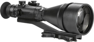 AGM Global Vision 15WP6623453111 Wolverine Pro-6 3AL1 Night Vision Riflescope Matte Black 6x100mm Gen 3 Auto Gated Level 1 Illuminated Red Chevron w/Ballistic Drop Reticle
