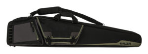 Allen 90650 Rocky Double Rifle Case 50" Black Endura w/Tan Trim, Daisy Chain Loops, Lockable Zippers, Adjustable/Removeable Padded Shoulder Strap Holds 2 Rifles