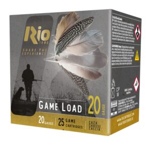 Rio Ammunition RC206 Game Load 20Gauge 2.75" 1oz 6Shot 25 Per Box/10 Case