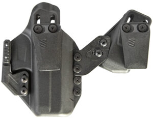 Blackhawk 416168BK Stache IWB Size 68 Black Polymer Belt Clip Compatible w/Glock 43/ 43x/Springfield Hellcat Ambidextrous