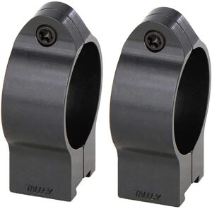 Talley 30CZRH Rimfire Rings Black CZ 452 European/455/457/512/513 30mm High 0 MOA