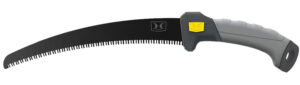 Hawk HWKPBSAW Pruning Fixed High Carbon Steel Aluminum 11", Black Titanium Nitride Finish, TPR Grip