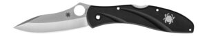 Spyderco C66PBK3 Centofante 3 3.14" Folding Drop Point Plain VG-10 SS Blade Black FRN Handle Includes Pocket Clip