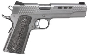 Diamondback DB1911SS 1911 Limited Edition 45 ACP 8+1 5" Stainless Match Grade Barrel, Ported/Serrated Stainless Steel Slide & Frame w/Beavertail, Black G10 Grip