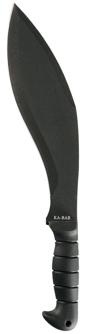 Ka-Bar 1249 Kukri 11.50" Black SK-5 Steel Blade/ Black TPR Handle 17" Long Includes Sheath