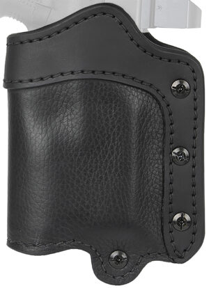 1791 Gunleather UCLB21NSBR Ultra Custom Light Bearing OWB Size 2.1 Night Sky Black Leather Belt Loop Compatible w/Glock 17/S&W M&P Shield/Springfield XD Right Hand