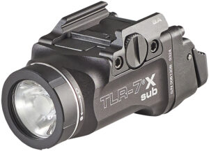 Streamlight 69404 TLR-7 X Sub USB Black Anodized 6000 Series Aluminum Springfield Armory Hellcat Subcompact Pistol with Accessory Rail 500 Lumens White LED Bulb 141 Meters Beam Rail Clamp Mount