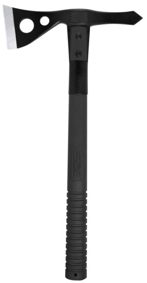 S.O.G SOGF01TNCP Tactical 2.75" Blade 420HC SS Blade Black Side Hammer Checkering GRN Handle 15.75" Long Tomahawk
