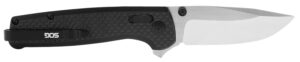 S.O.G SOGTM1025BX Terminus XR 2.95" Folding Clip Point Plain Satin CPM S35VN SS Blade Black G10/Carbon Fiber Handle Features Box Packaging Includes Belt Clip