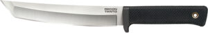 Cold Steel CS-35AM San Mai Recon 7" Fixed Plain Tanto VG-10 San Mai Blade/Black Textured Kray-Ex Handle