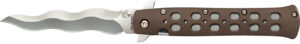 Cold Steel CS-26SK4 Ti-Lite 4" Folding Plain Kris AUS 10A Steel Blade/Flat Dark Earth Griv-Ex Handle