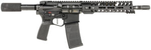 Patriot Ordnance Factory 01796 REN+ PSTL DI MFT 10 9mm Rail 300 Black 10.5" 30+1 Pistol