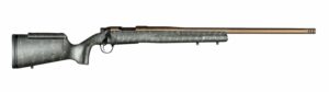 Christensen Arms 8010201200 Mesa Long Range 6.5 PRC 4+1 26" Threaded Barrel, Burnt Bronze Cerakote, Green with Black/Tan Webbing Stock