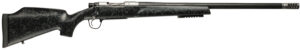 Christensen Arms 8011002501 Traverse 375 H&H Mag 3+1 22" Threaded Barrel, Natural Stainless, Black with Gray Webbing Stock
