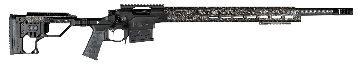 Christensen Arms 8010300102 Modern Precision 308 Win 24" Threaded Carbon Fiber Barrel 5+1, Black Nitride Finish, Black Anodized with Folding Stock, Polymer Grip