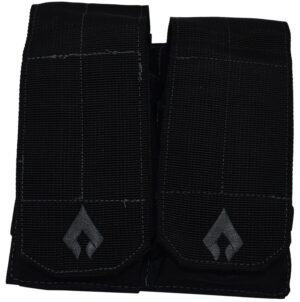 Advance Warrior Solutions AROTTMPBL Double Mag Pouch Open Top Black MOLLE