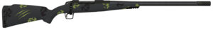 Fierce Firearms TROG300WIN24BF CT Rogue 300 Win Mag 3+1 24" Carbon Fiber Barrel, Black Cerakote Titanium Rec, Forest Camo Rogue Stock