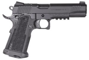 Girsan 395020 Witness2311 9mm Luger 17+1 5" Black Steel Barrel, Black Optic Ready/Serrated Steel Slide, Black Polymer Frame w/Beavertail & Picatinny Rail, Black Checkered Polymer Grip, Ambidextrous