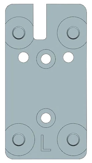 Beretta USA EUS03051 90/92 Silver, Fits Beretta 90/92, RDO Leupold Pattern Footprint Mount