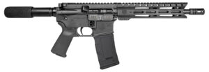 Diamondback DB1915B001 DB15 300 Blackout 28+1 10", Black, Carbon Lower, 9" M-LOK Handguard, Padded Buffer Tube, Magpul Grip