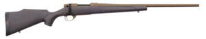 Weatherby VWB222RR4T Vanguard Weatherguard 22-250 Rem 5+1 24" Threaded, Burnt Bronze Barrel/Rec, Black with Bronze Webbing Monte Carlo Stock