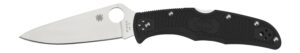 Spyderco C10FPBK Endura 4 Lightweight 3.75" Folding Plain Satin VG-10 SS Blade/Purple Bi-Directional Texturing FRN Handle Includes Pocket Clip
