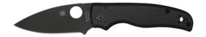 Spyderco C229GPBK Shaman 3.58" Folding Plain Black DLC CPM S30V SS Blade/Black Textured G10 Handle Includes Pocket Clip