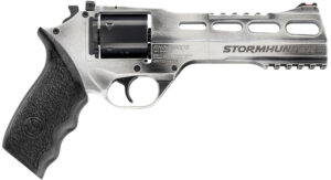 Chiappa Firearms 340334 Rhino 60DS Limited Edition 357 Mag 6 Shot 6" Stormhunter (White) Steel Vent Rib Barrel, Cylinder & Aluminum Frame, Black Walnut Grip, Hammer Safety