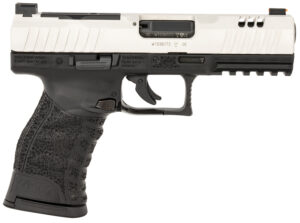 Walther Arms 5220306 WMP Full Size Frame 22 WMR 15+1 4.50" Stainless Steel Barrel, Silver Serrated Aluminum Slide, Black Polymer Frame w/Picatinny Rail