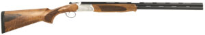 ATI ATIGKOF28SVE Cavalry  28 Gauge Break Open 2.75" 2rd, 26" Matte Blued Over/Under Vent Rib Barrel, Silver Engraved Aluminum Receiver, Fixed Oiled Turkish Walnut Walnut Stock