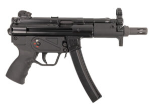 MAC 12750005 5K  9mm Luger 30+1 5.80" Black Phosphate Steel Threaded Barrel, Black Phosphate Optics Ready Receiver/Frame, Black Grip, Ambidextrous
